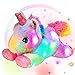 Easfan LED Unicorn Plush Lightup Stuffed Animal with Colorful Night Lights Glow in The Dark Birthday Festival for Kids Toddlers Girls Rainbow10 - Image 2