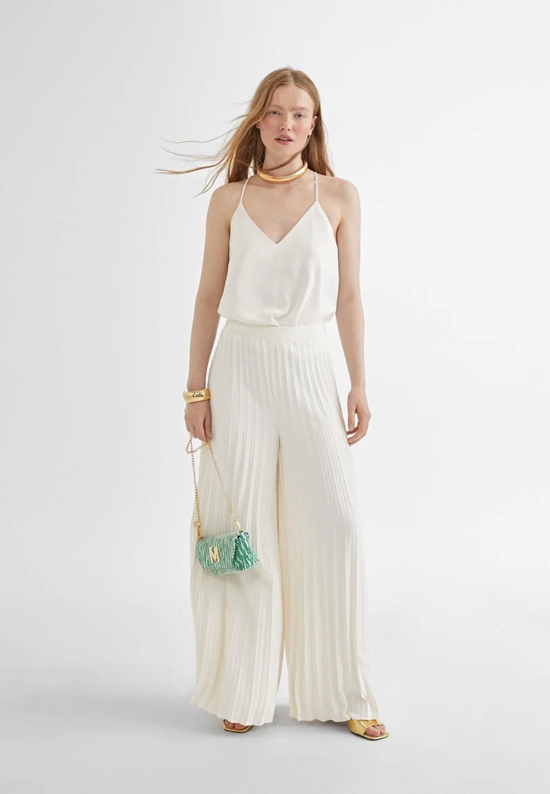 Lola Casademunt Wide pleated trousers