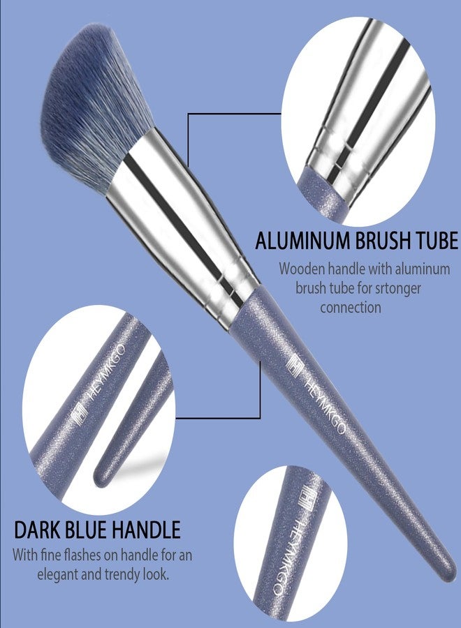 HEYMKGO Makeup Brushes, HEYMKGO 16Pcs Makeup Brush Set Professional Synthetic Foundation Blending Blush Face Brushes, Eye Shadows Concealers Powder Brush Kit for Makeup - Image 4