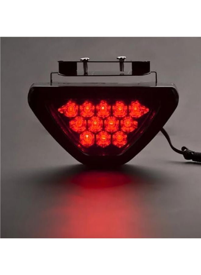 مصابيح تحذير فلاش عالمية ١٢ ليد أحمر لضوء الفرامل الثالث لسيارة شاحنة بيك أب مقطورة - Image 4