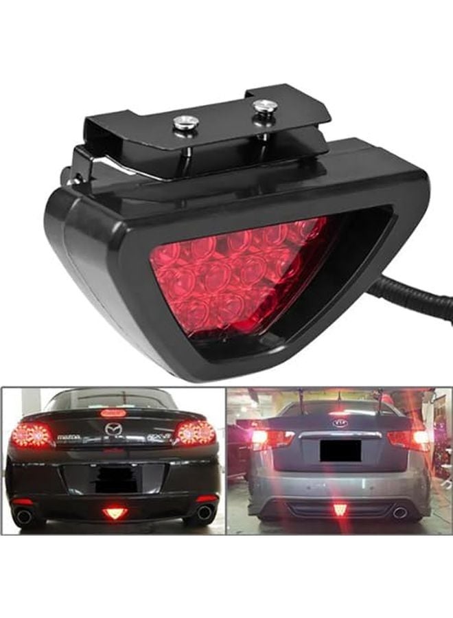 مصابيح تحذير فلاش عالمية ١٢ ليد أحمر لضوء الفرامل الثالث لسيارة شاحنة بيك أب مقطورة - Image 3