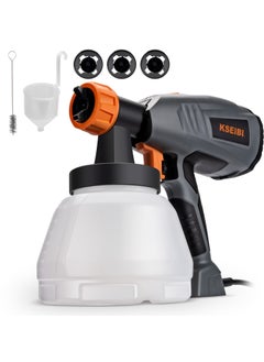 KSEIBI Paint Spray Gun 400W High Power, Patterns 1300ml Container, Painting Works, Easy to Clean Electric Paint Sprayer for Furniture / Cabinets / Fence / Walls / Door / Garden Chairs  - Image 1
