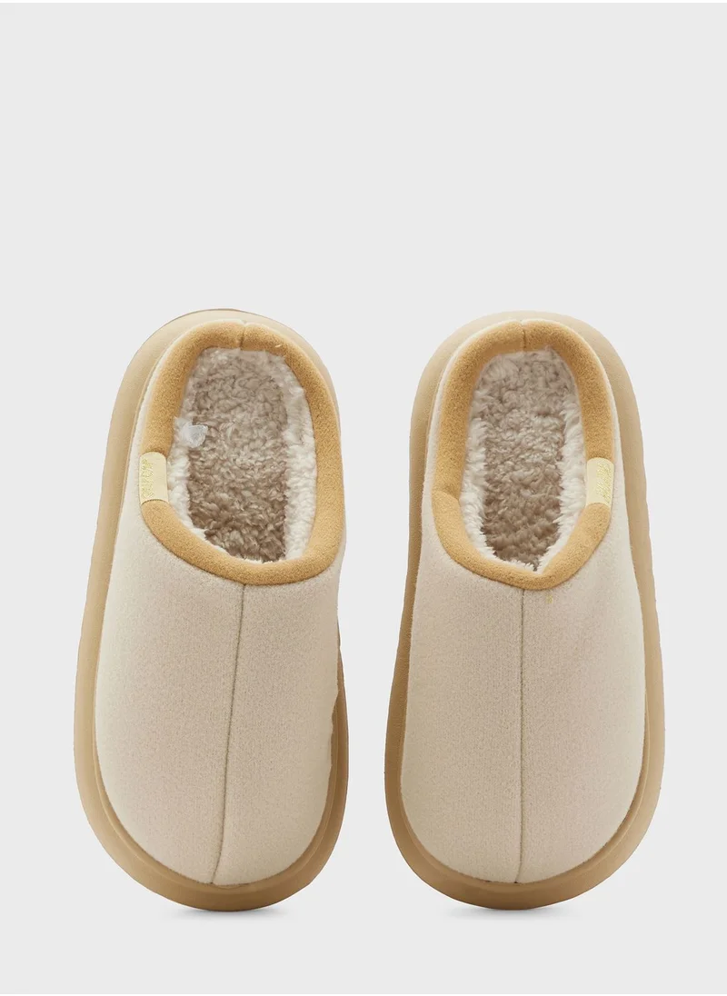Ginger Closed Toe Chunky Bedroom Slippers