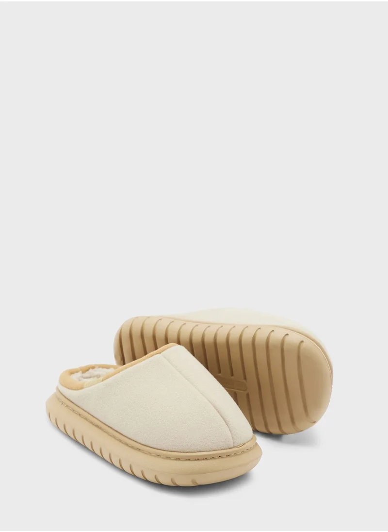 Ginger Closed Toe Chunky Bedroom Slippers