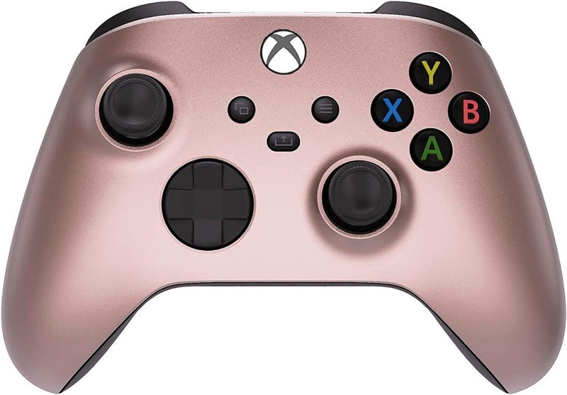 Premium Controllerz Store Xbox Soft Touch Design Custom Gaming Controller -Soft Shell for Comfort Grip X for Microsoft Xbox Pink (Rose Gold) - Image 1