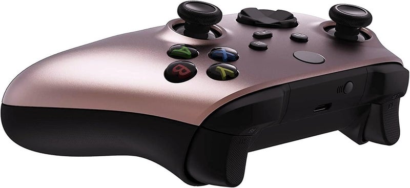 Premium Controllerz Store Xbox Soft Touch Design Custom Gaming Controller -Soft Shell for Comfort Grip X for Microsoft Xbox Pink (Rose Gold) - Image 5