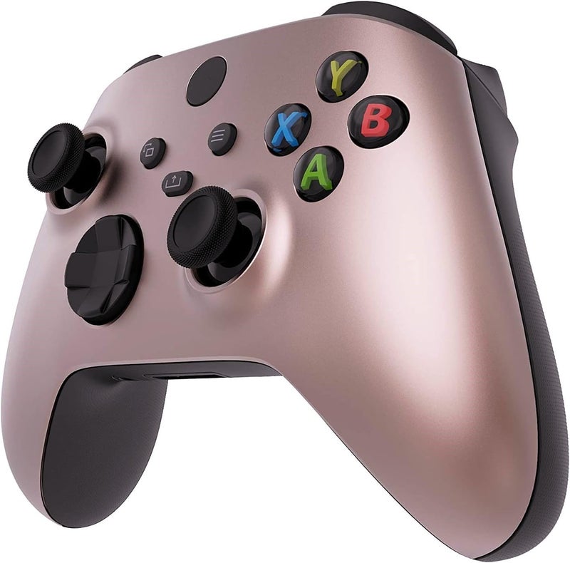 Premium Controllerz Store Xbox Soft Touch Design Custom Gaming Controller -Soft Shell for Comfort Grip X for Microsoft Xbox Pink (Rose Gold) - Image 4