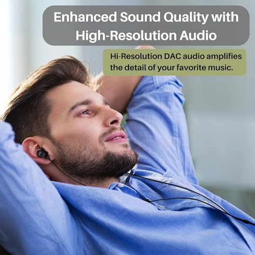 JVC Wired USB-C Earbuds - Noise Isolation - DAC - Hi-Res Audio - Built-in Mic with Mute - Comfortable Silicone Ear Tips - 3 Button Remote – Plug & Play - HAFR29UC - Image 4