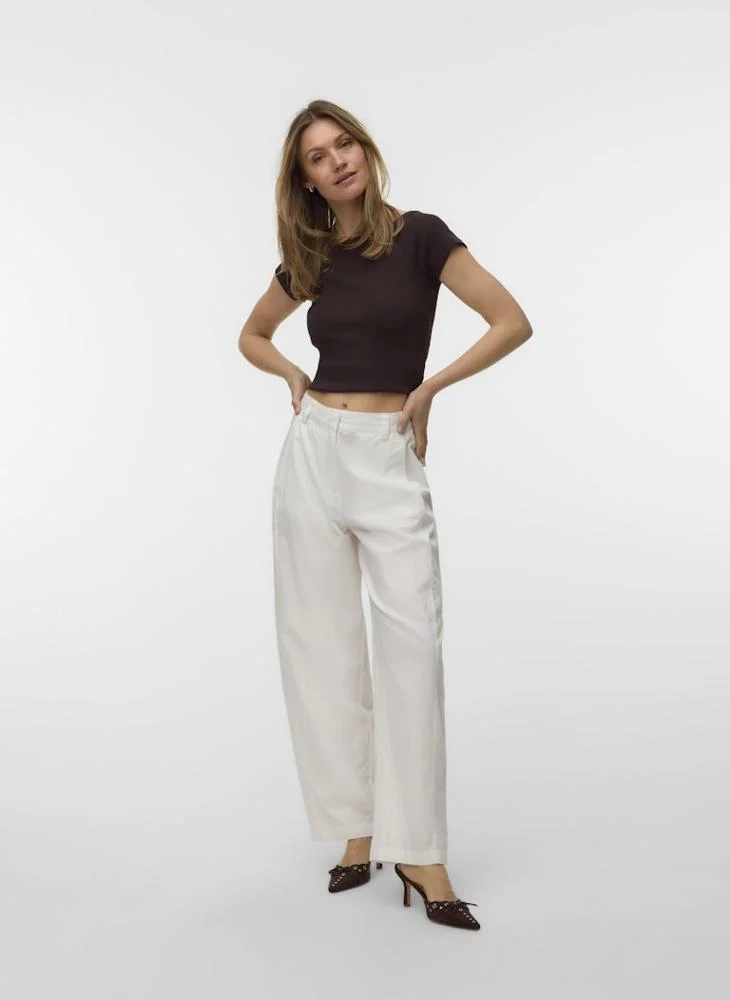 Vero Moda  High Waist Barrel Pants for Women | Best Price UAE