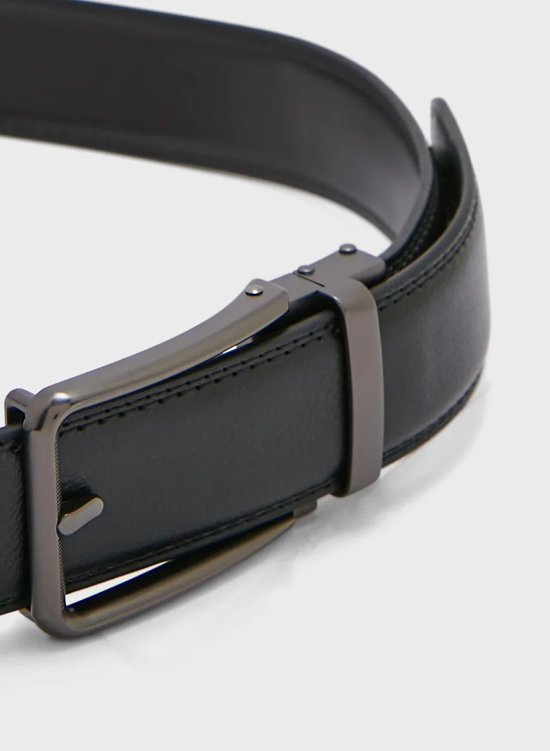 Robert Wood Genuine Leather Formal Belt