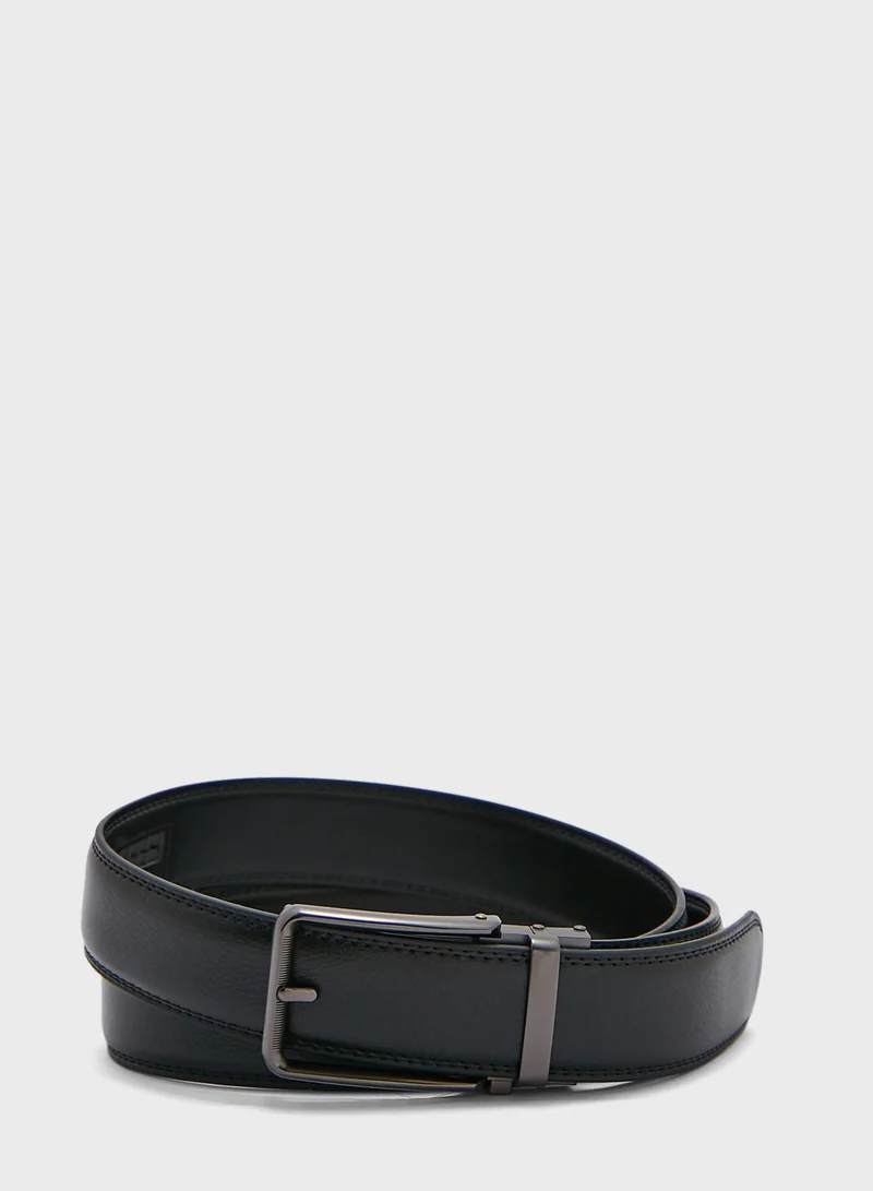 Robert Wood Genuine Leather Formal Belt