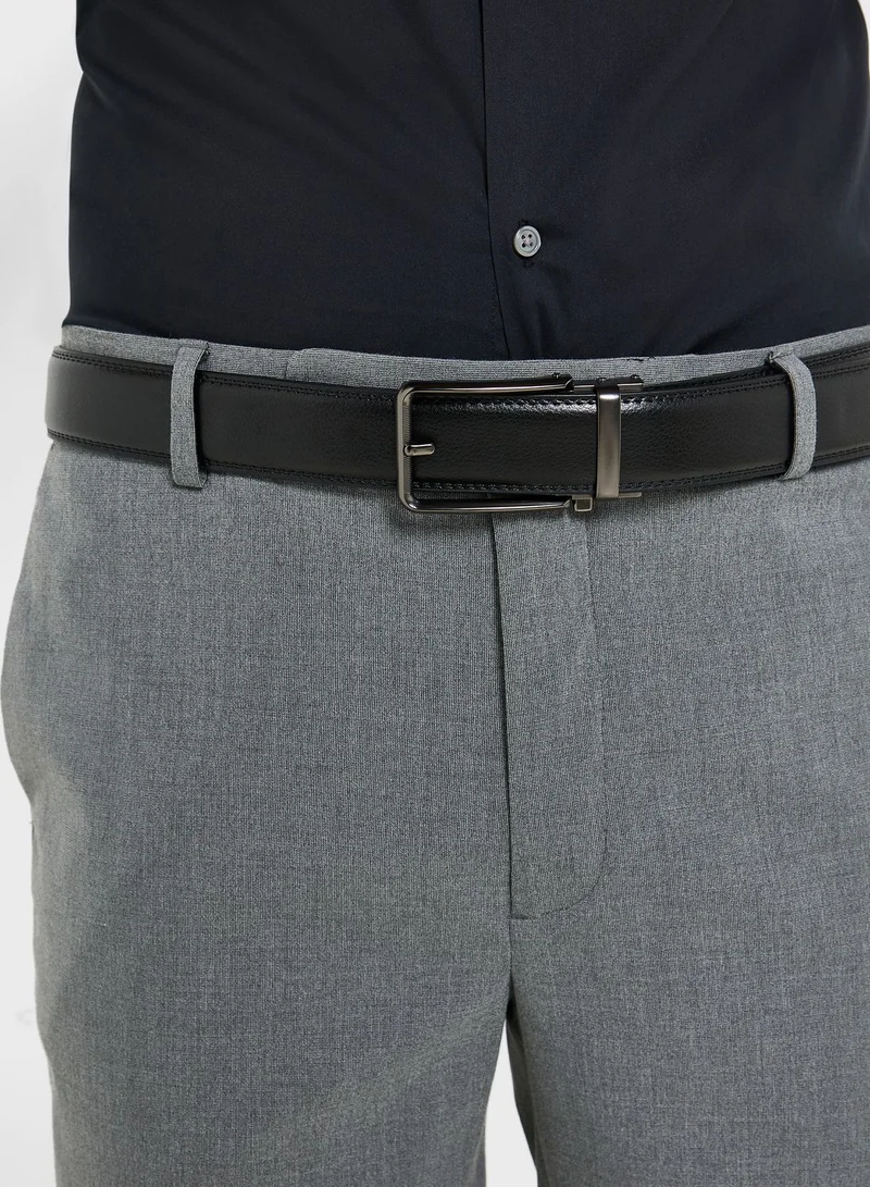 Robert Wood Genuine Leather Formal Belt