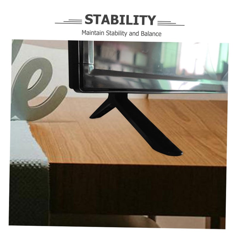 Universal TV Stand Base Replacement Legs Feet For Most Televisions Black - Image 4
