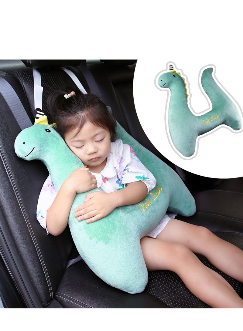 MIXDE Kid Neck Head Support U-Shape Cute Dinosaur Kids Safety Pillows Children Sleep Pillow Car Supplies - Image 1