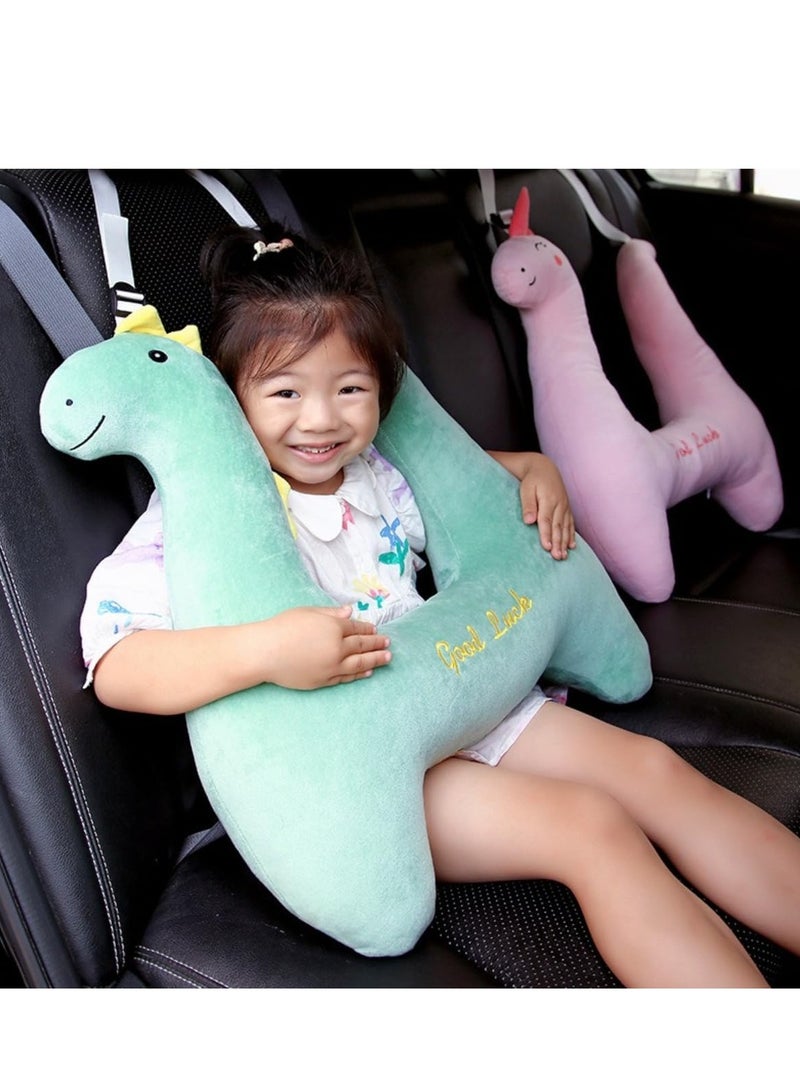 MIXDE Kid Neck Head Support U-Shape Cute Dinosaur Kids Safety Pillows Children Sleep Pillow Car Supplies - Image 2
