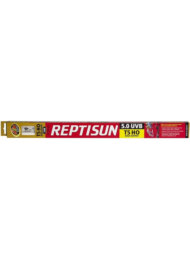 Zoo Med ReptiSun T5 HO 5.0 UVB Replacement Bulb 24 Watts - (22" Bulb) - Pack of 3
