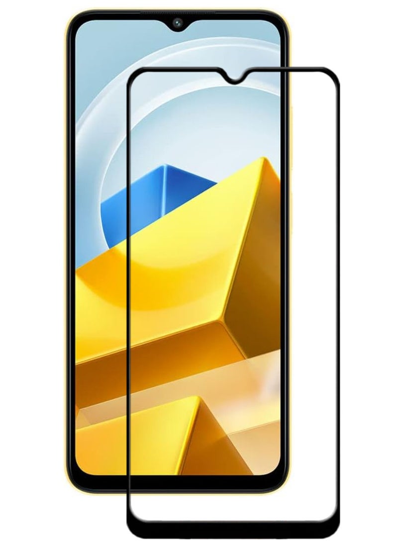 ACLIX Antistatic ESD Dustproof Premium Quality High Definition Tempered Glass Screen Protector Designed For Xiaomi Poco M5 - Image 1