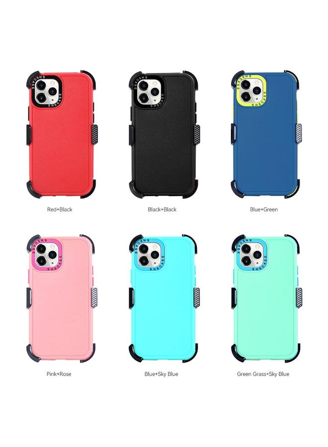 S-TOP Case For iPhone 15 Pro 3 in 1 PC + TPU Sliding Sleeve Phone Case - Image 2