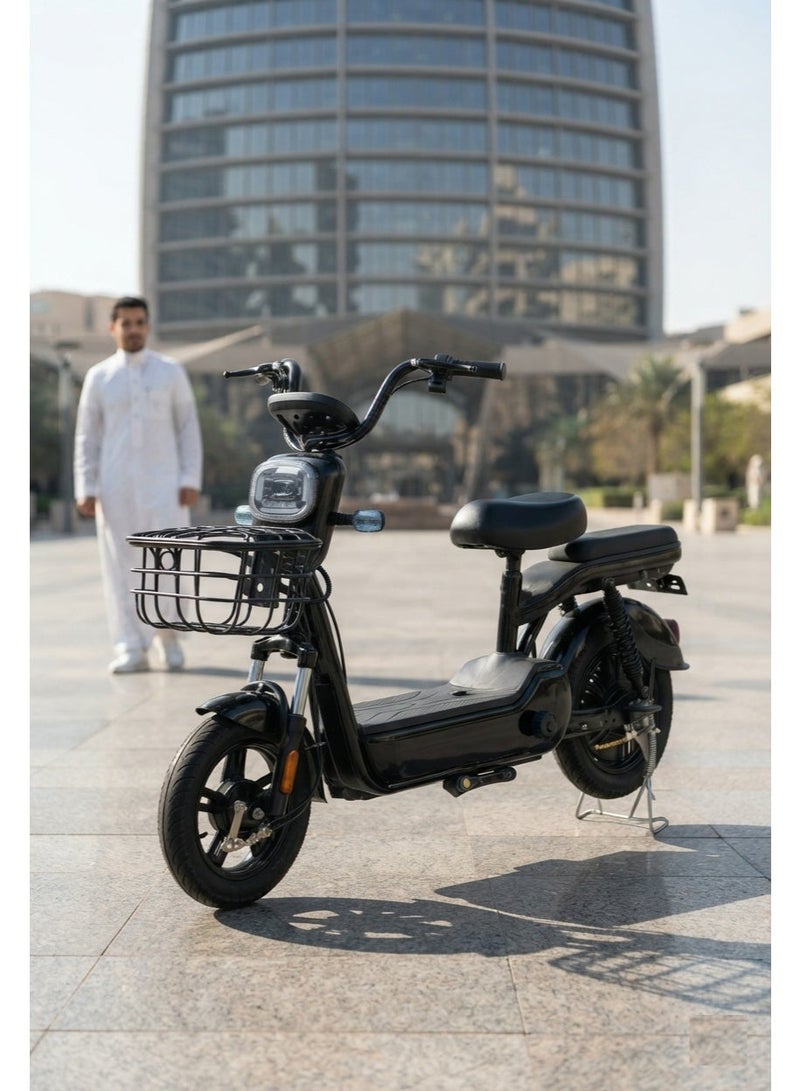 2-Wheel Electric Bike E-Bike for Adults Ultimate Dual-Seater Electric Commuter Scooter – High-Performance, Long-Range City Mobility (48V 12Ah Battery, 150kg Load) - Image 4