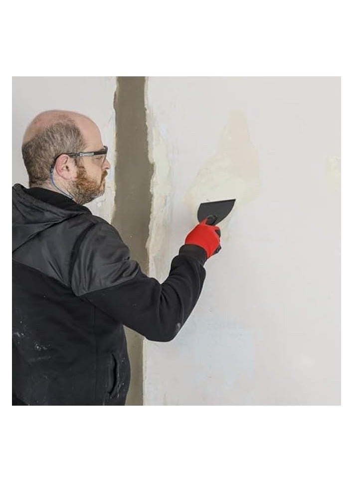 PROMASS Plastic Putty Knife Set, 6 Pcs Paint Scrapers Tools, Putty Filler Spatula Scraper for Spackling, Patching, Decals, Wallpaper, Remover Sticker, Car Painting Spatula Knife Scrapers - Black - Image 5