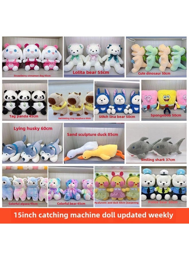 Cute 15 Inch Grab Doll Push Plush Toy Doll Wedding Throw Doll Customizable Doll-Color:Pikachu (45cm) - Image 4