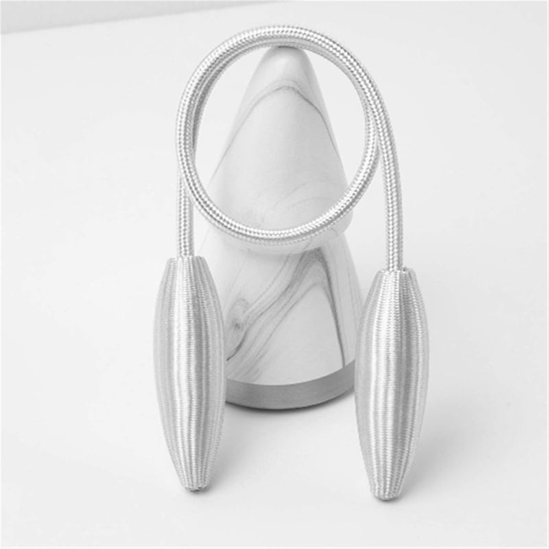 SWTool 8-Pack White Curtain Holdbacks Decorative Window Drape Twist Curtains Tiebacks Random Modelling Curtain Holders - Image 3
