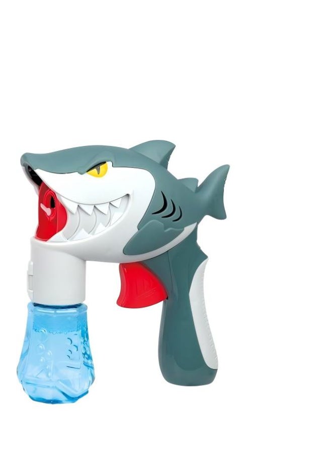 Galaxy Toys عصا فقاعات سمكة القرش المضيئة مع محلول الفقاعات - جهاز نفخ فقاعات تلقائي للأطفال للعب في الهواء الطلق، لعبة صيفية متنوعة 1 قطعة - Image 3