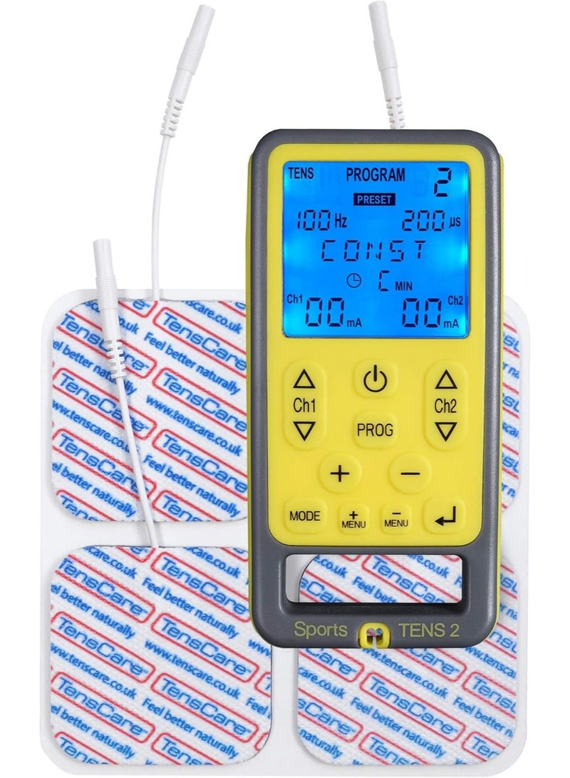 TensCare Sports TENS - 55 TENS, EMS and Massage Programmes. Perfect for Work Out Routines, Pain Relief, Muscle Tonning and Strengthening. Perfect for the Gym, On the Go and at Home - Image 3