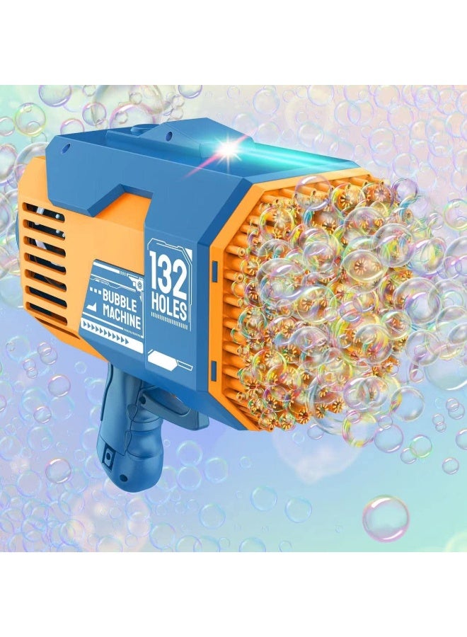 TOY GARDEN 132 Holes Bubble Blower – Automatic Bubble Machine with Colorful Lights and Bubble Solution | Fun Outdoor Toy for Kids - Image 1