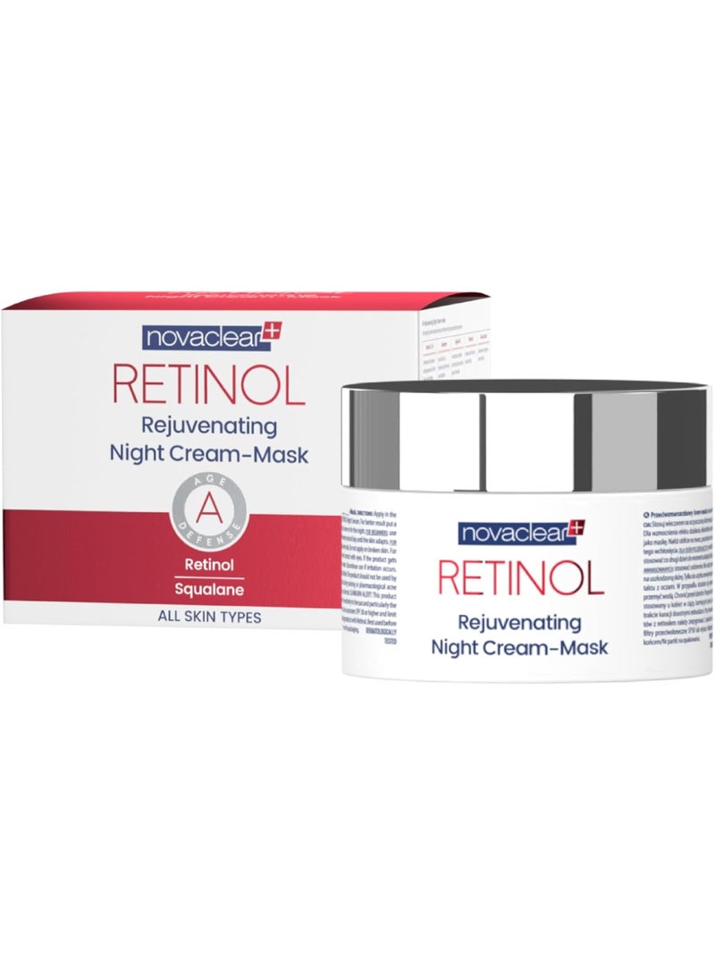 Novaclear Retinol Night Cream Mask – Anti-Aging Overnight Treatment 50 ML - Image 2