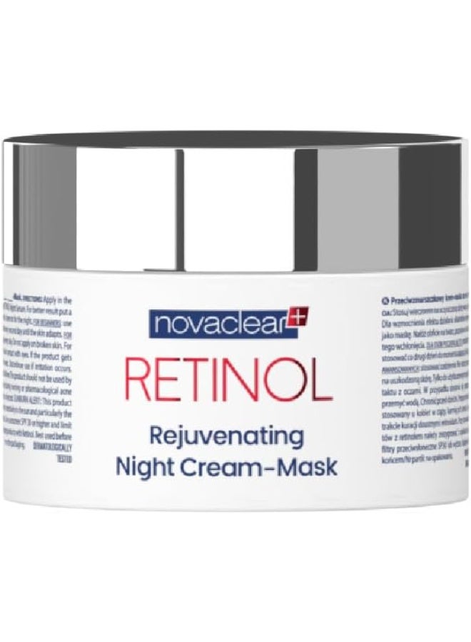 Novaclear Retinol Night Cream Mask – Anti-Aging Overnight Treatment 50 ML - Image 1