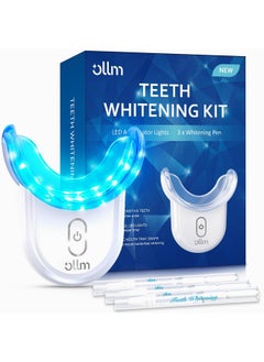 H Whitening Kit Gel Pen Strips - Ollm Specially Formulated For Sensitive Teeth, Gum, Braces Care 32X Led Light Tooth Whitener, Professional Oral Beauty Products Dental Tools 2 Mouth Trays - pzsku/Z6ECD763D74F75B17D7F0Z/45/_/1734182914/7fce6118-856c-4bed-acb3-69e5a23f111a