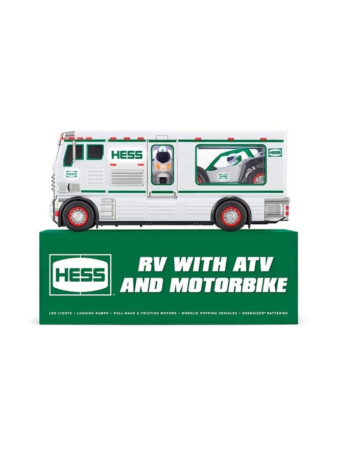 Hess 2018 Toy Truck - RV with ATV and Motorbike - Image 1