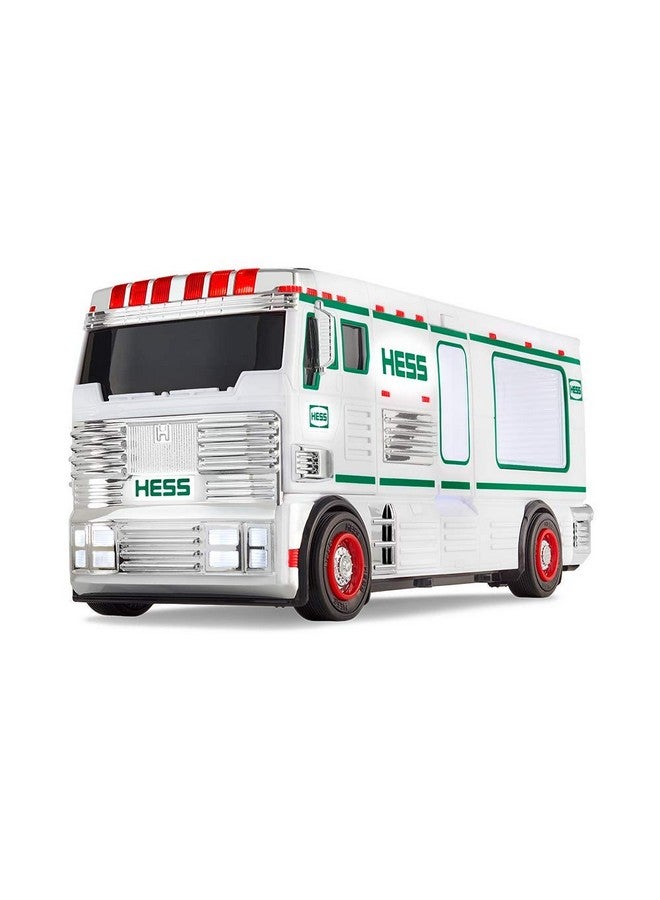 Hess 2018 Toy Truck - RV with ATV and Motorbike - Image 3