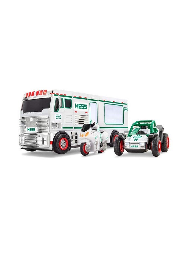 Hess 2018 Toy Truck - RV with ATV and Motorbike - Image 2