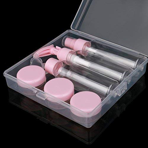 HaRvic 6 Pcs Transparent Plastic Travel Bottles Cosmetic Packaging Empty Pressure Spray Bottle Perfume Travel Kit Refillable Toiletry Spray Bottles Set - Image 5