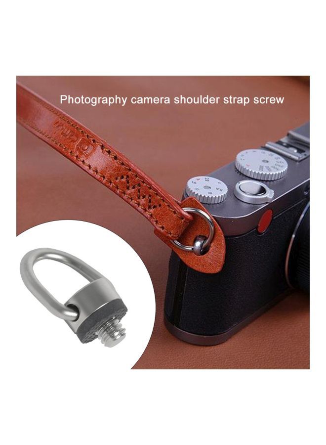 NIBEMINENT D-Ring Quick Release Camera Screw Silver  - Image 5