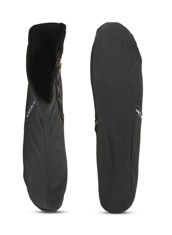 آذاد جوارب جلدية للأطفال من آزاد للجنسين، مناسبة للأولاد والبنات | جوارب شتوية دافئة وعصرية | جوارب للأطفال (مقاسات: 3 سنوات، 4 سنوات، قياسي، أسود - بنقشة خروف) - Image 5