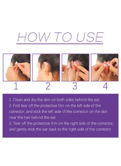 EELHOE 6 Pcs Cosmetic Discreet Protruding Ear Corrector - Corrective Ear Care Products for Ear Pinning, Corrected Waterproof Ear Patch  - Image 3