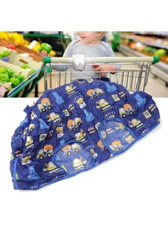 Thoraya Multifunctional Baby Chair Cover Anti Dirty Feeding Infant Highchair Cover Portable Baby Feeding Tools(Blue )  - Image 4