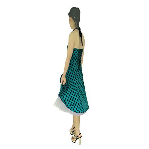 Shimaly Women's 50s Vintage Rockabilly Petticoat 26" Length Net Underskirt (S-M,Ivory) - Image 2