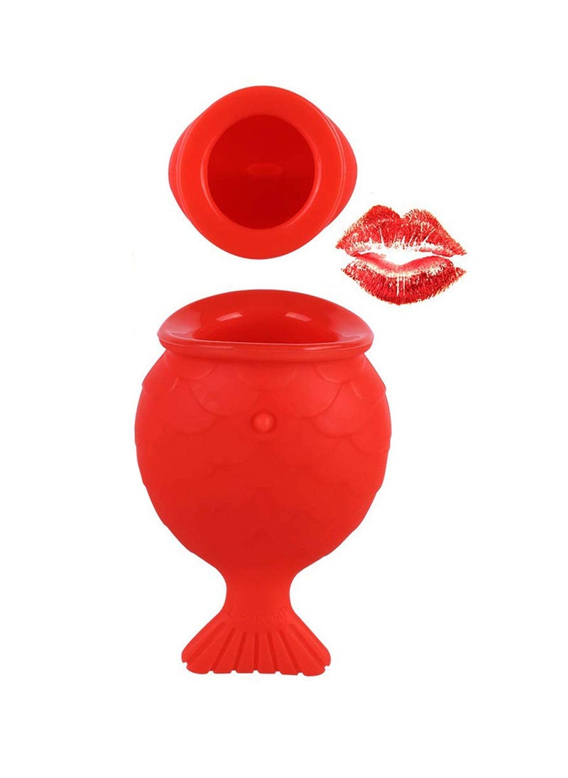 SYOSI - Silicone Fish Shape Lip Plumper Device, Women Lip Filler Beauty Pump, Suction Tool for Lip Enhancement - Image 1