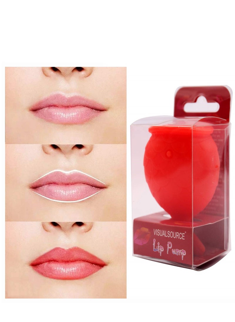 SYOSI - Silicone Fish Shape Lip Plumper Device, Women Lip Filler Beauty Pump, Suction Tool for Lip Enhancement - Image 1
