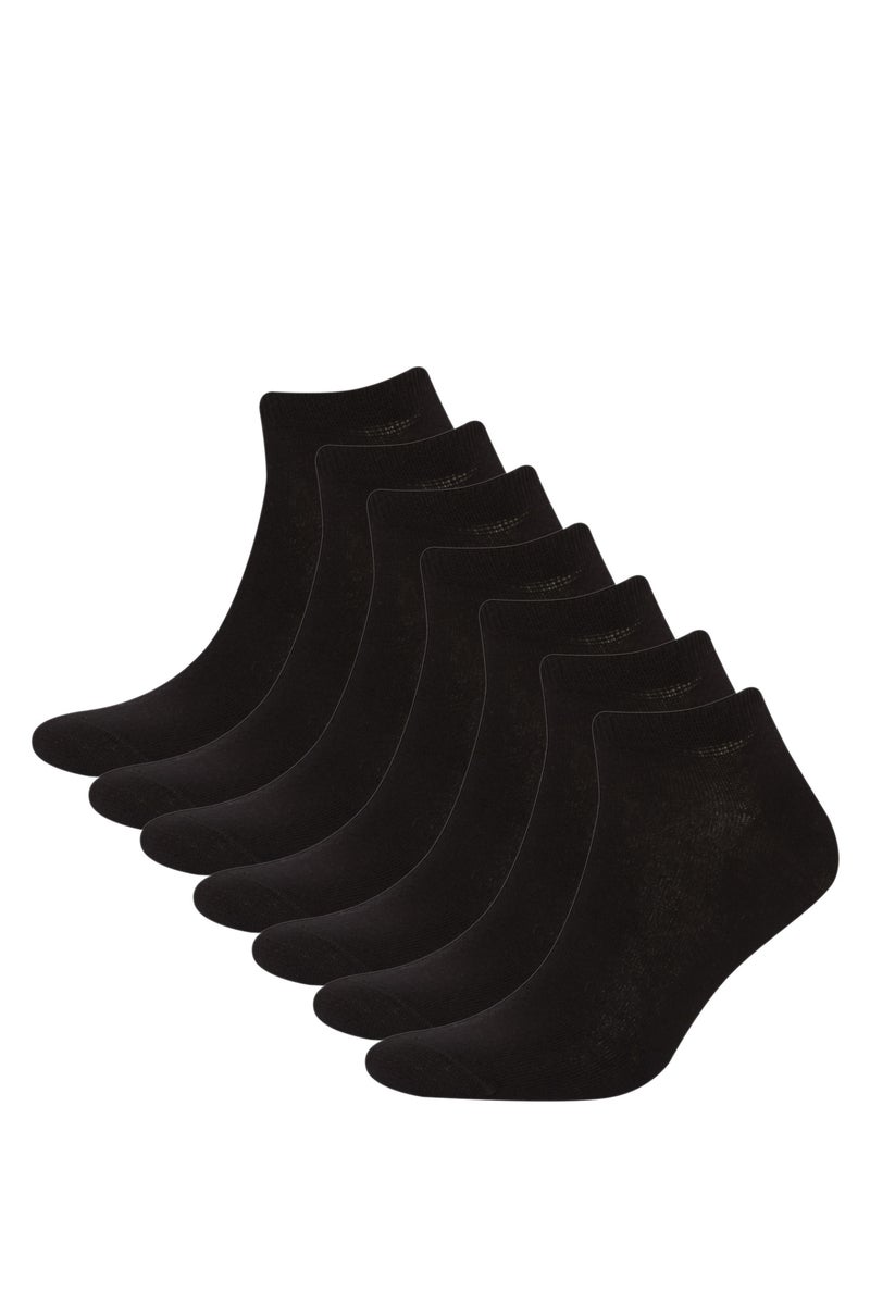 DeFacto Man Man 7 Piece Cotton Ankle Socks - Image 1