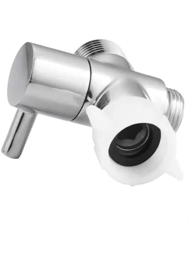 3 Way T Valve Bidet Water Separator For Handheld Faucet Splitters Toilet Installation - Image 1