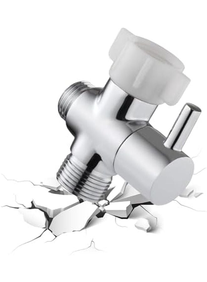 3 Way T Valve Bidet Water Separator For Handheld Faucet Splitters Toilet Installation - Image 4