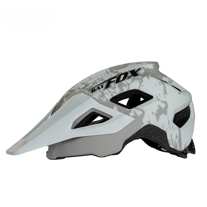 Generic BAT FOX Adult MTB Helmet for Men and Women khakis camouflage 