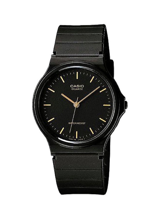 CASIO Men Resin Band Analog Wrist Watch MQ24-1E - 35 mm - Black - Image 1