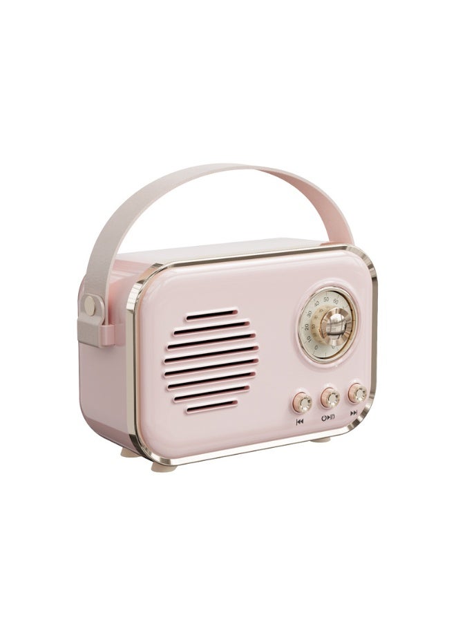 NIBEMINENT Creative Retro Radio Bluetooth Speaker Portable Phone Subwoofer Retro Usb Mini American Speaker  - Image 3