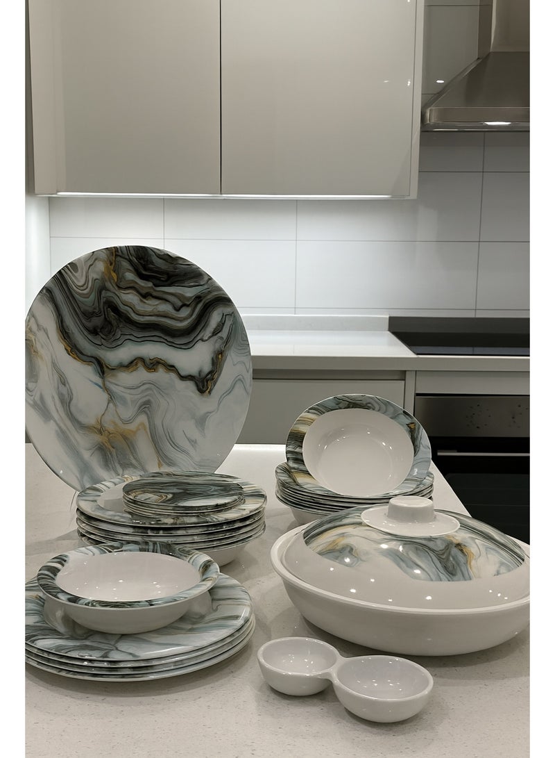 طقم ميلامين 38 قطعه